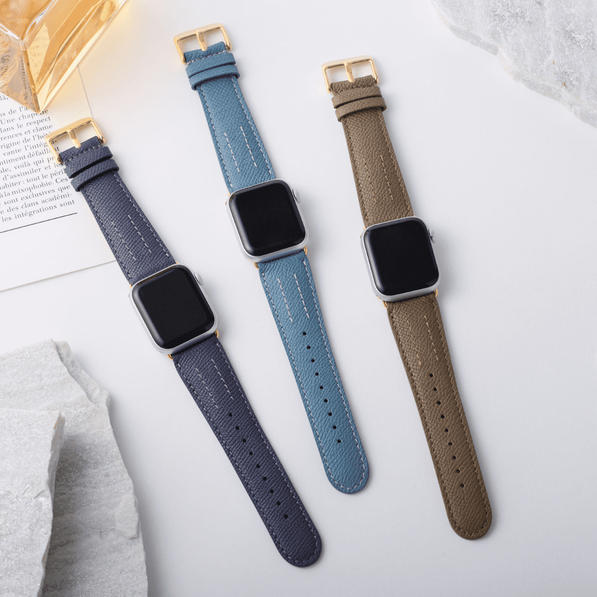 AppleWatch用カーフレザーバンド|AppleWatch用ラグジュアリー