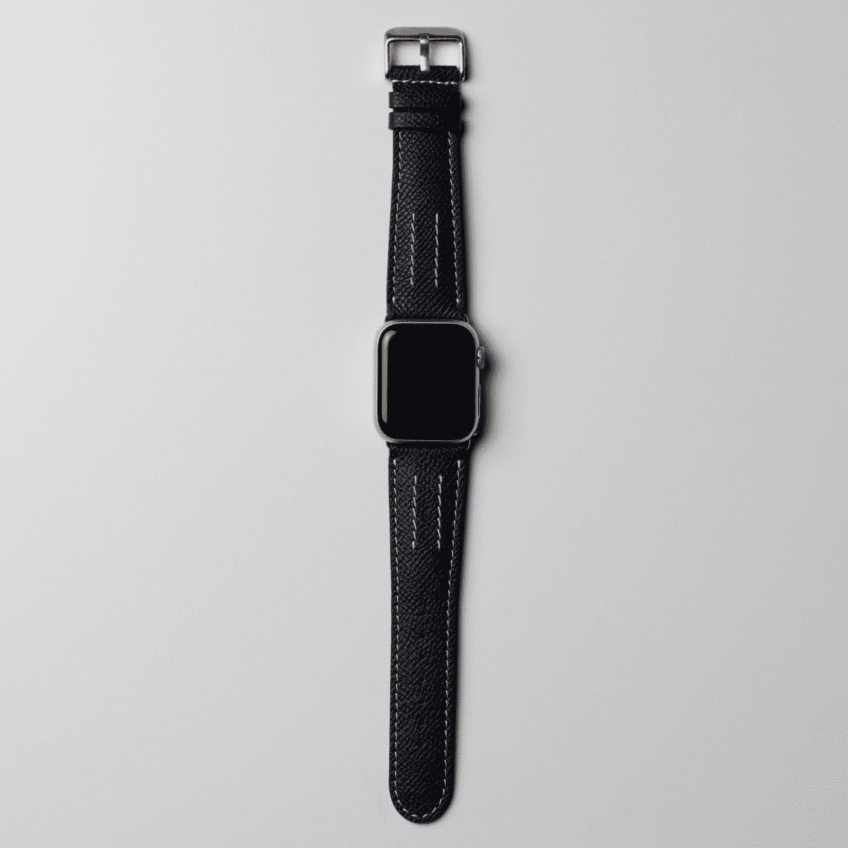 AppleWatchレザーバンド【42mm/44mm/45mm】時計付正面