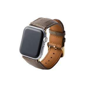 Apple Watch カーフレザーバンド(色：トープ)