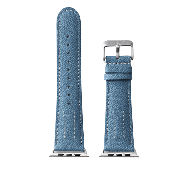 Apple Watch カーフレザーバンド(色：ターコイズ)