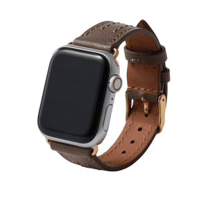 AppleWatch シェーブルレザーバンド(色：トープ)