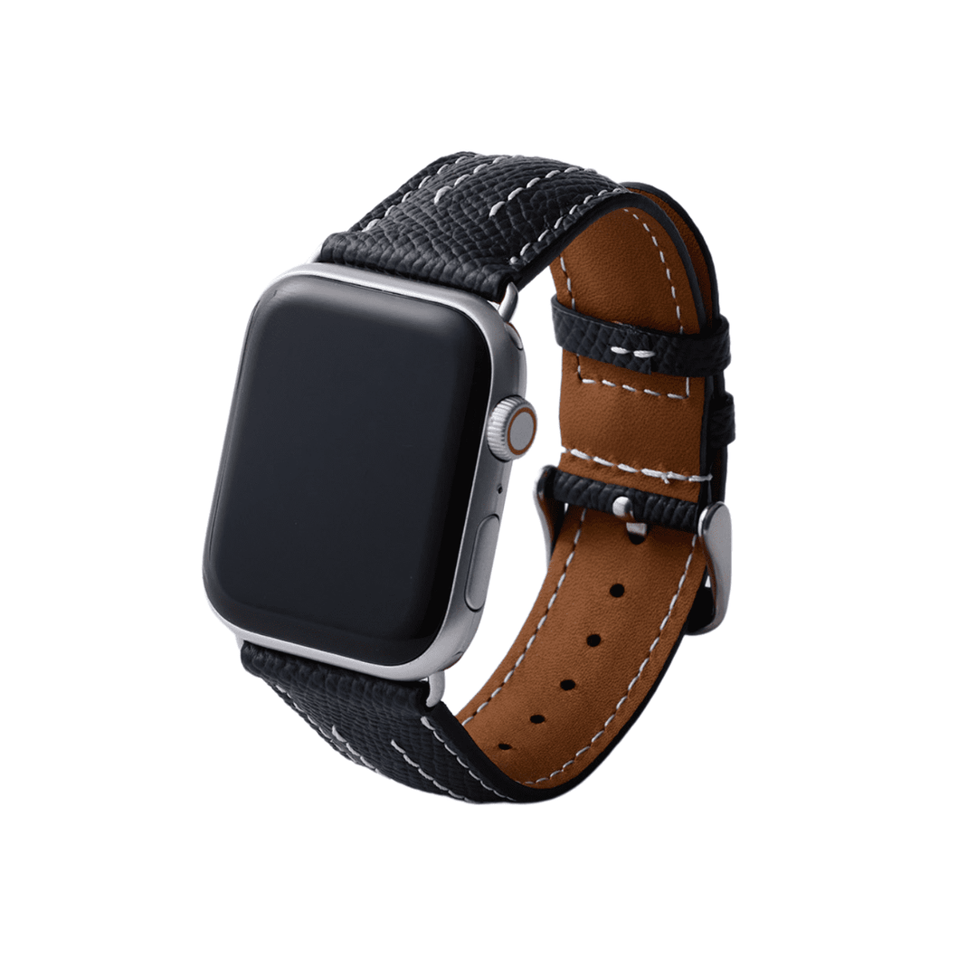 AppleWatchブラックレザーリンクBlackLeatherLink革バンド AppleWatchブラックレザーリンクBlackLeatherLink革バンド