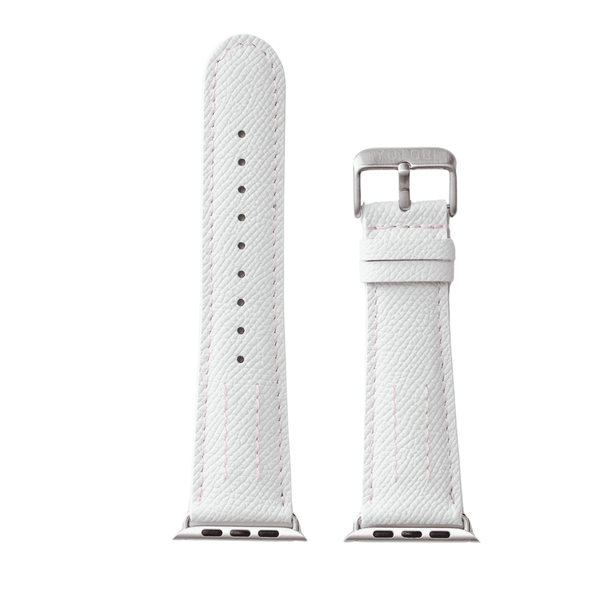 Apple Watch カーフレザーバンド (色：ホワイト)